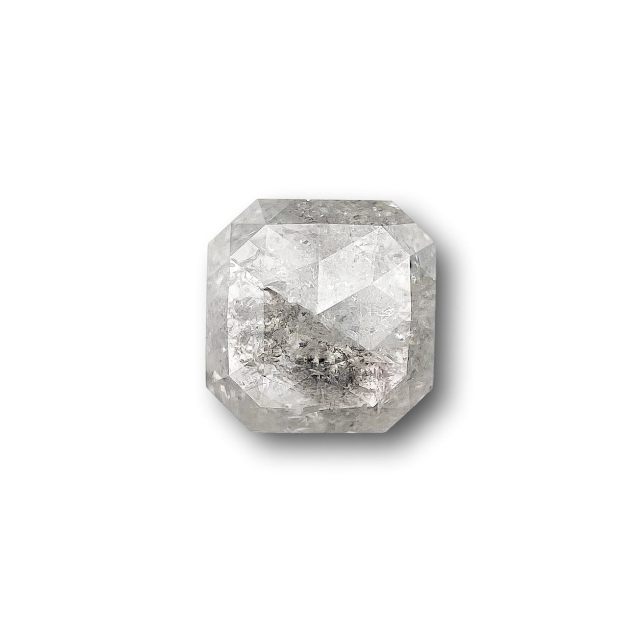 0.78ct | Rustic  Asscher Shape Step Cut Diamond - Modern Rustic Diamond