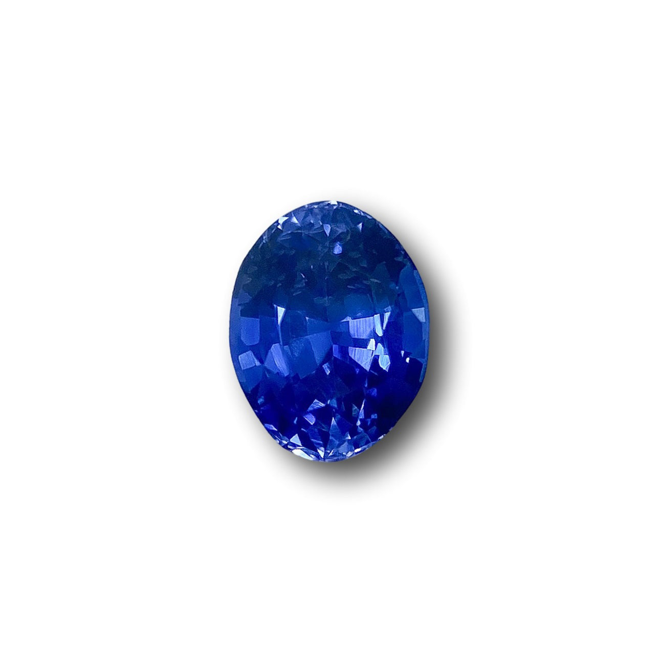 1.36ct | Brilliant Cut Oval Shape Blue Sapphire-Modern Rustic Diamond