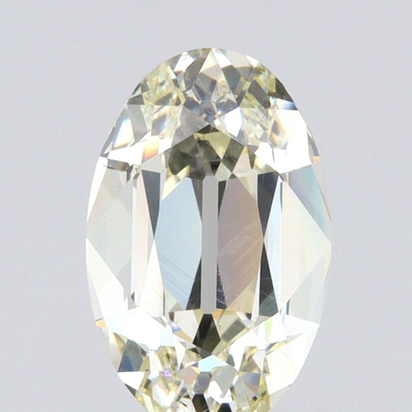 1.29ct | N/SI2 Oval Shape Old Mine Cut Diamond (GIA) - Modern Rustic Diamond