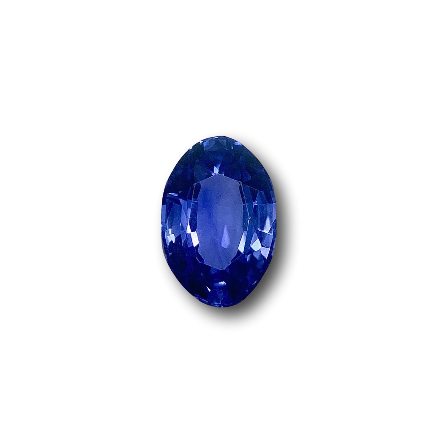 1.37ct | Brilliant Cut Oval Shape Blue Sapphire-Modern Rustic Diamond