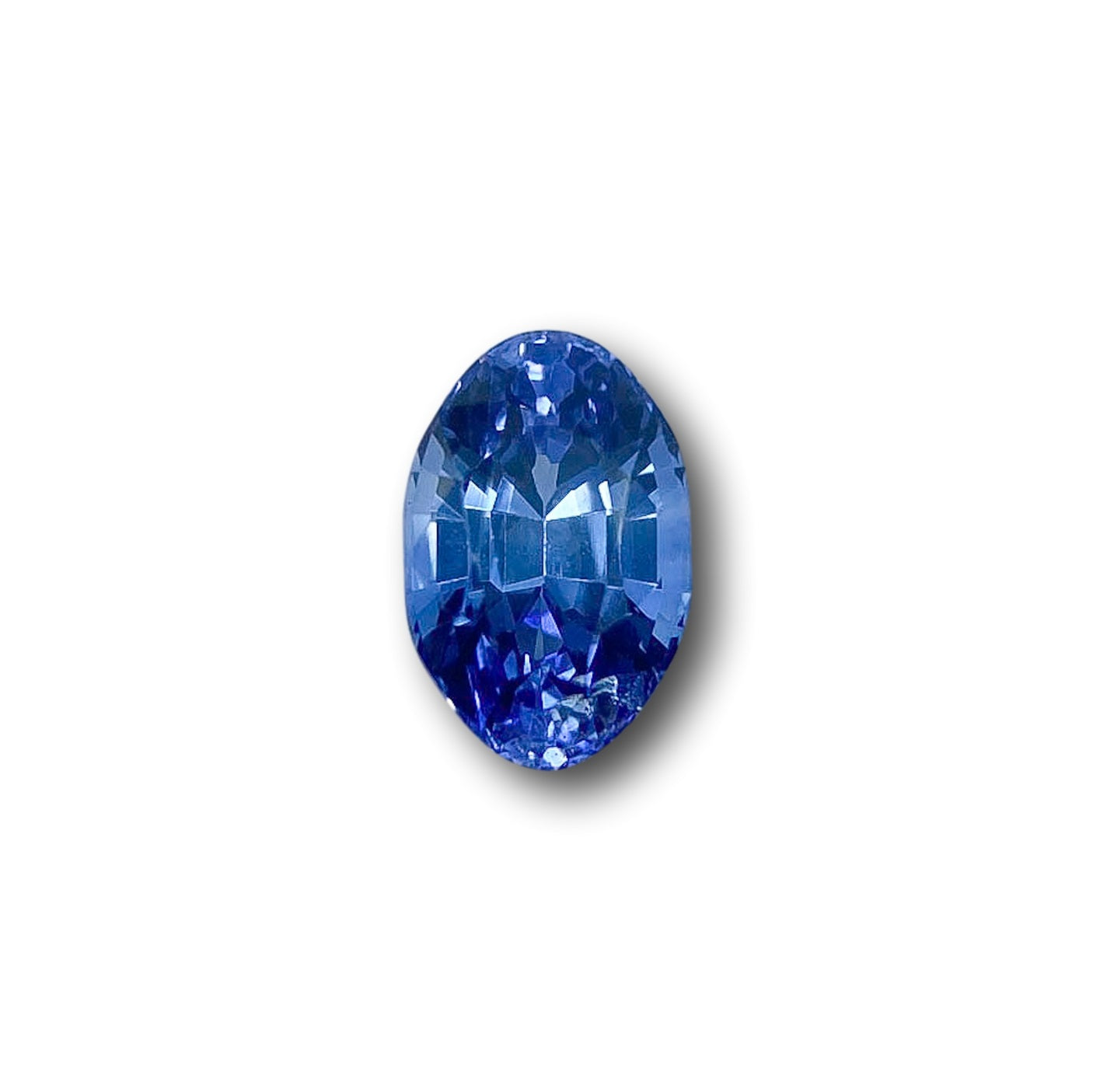 1.37ct | Brilliant Cut Oval Shape Blue Sapphire-Modern Rustic Diamond