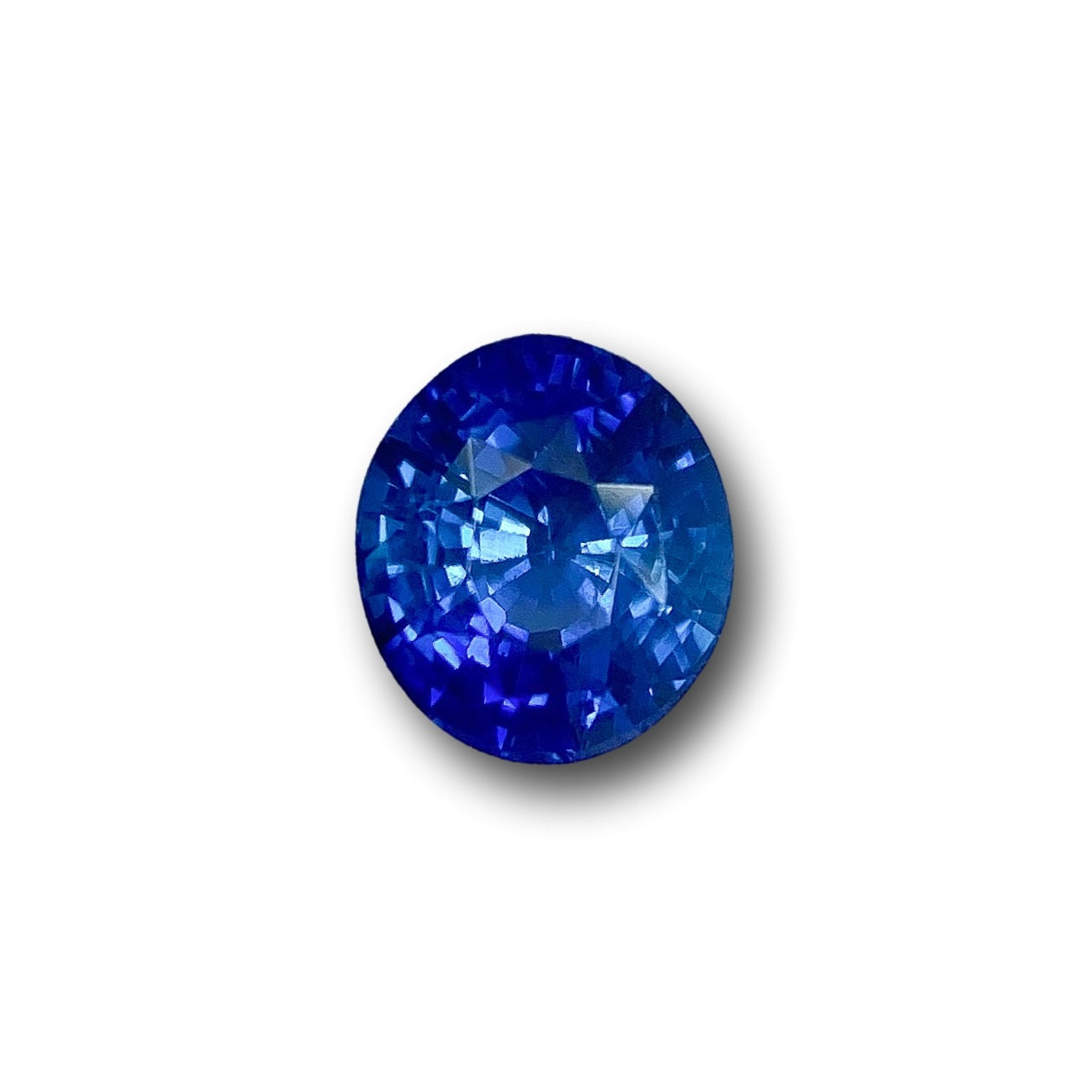 1.38ct | Brilliant Cut Oval Shape Blue Sapphire-Modern Rustic Diamond
