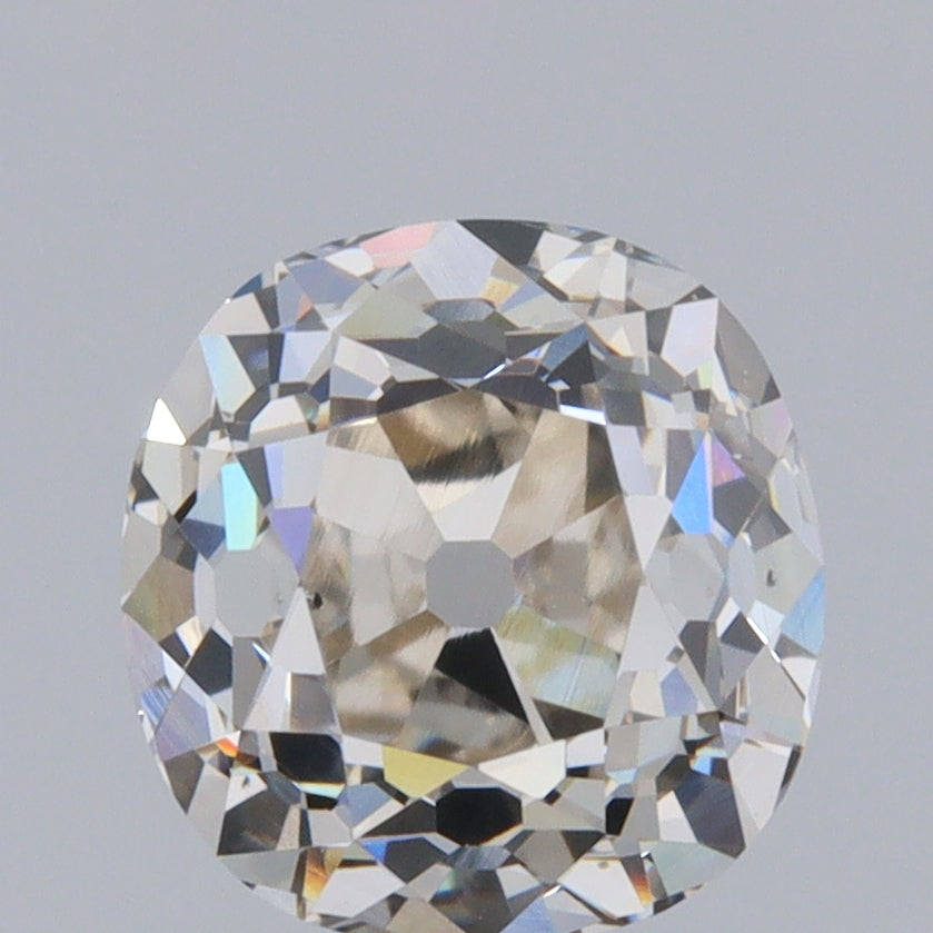 1.03ct | Light Brown VS-SI Cushion Shape Old Mine Cut Diamond - Modern Rustic Diamond