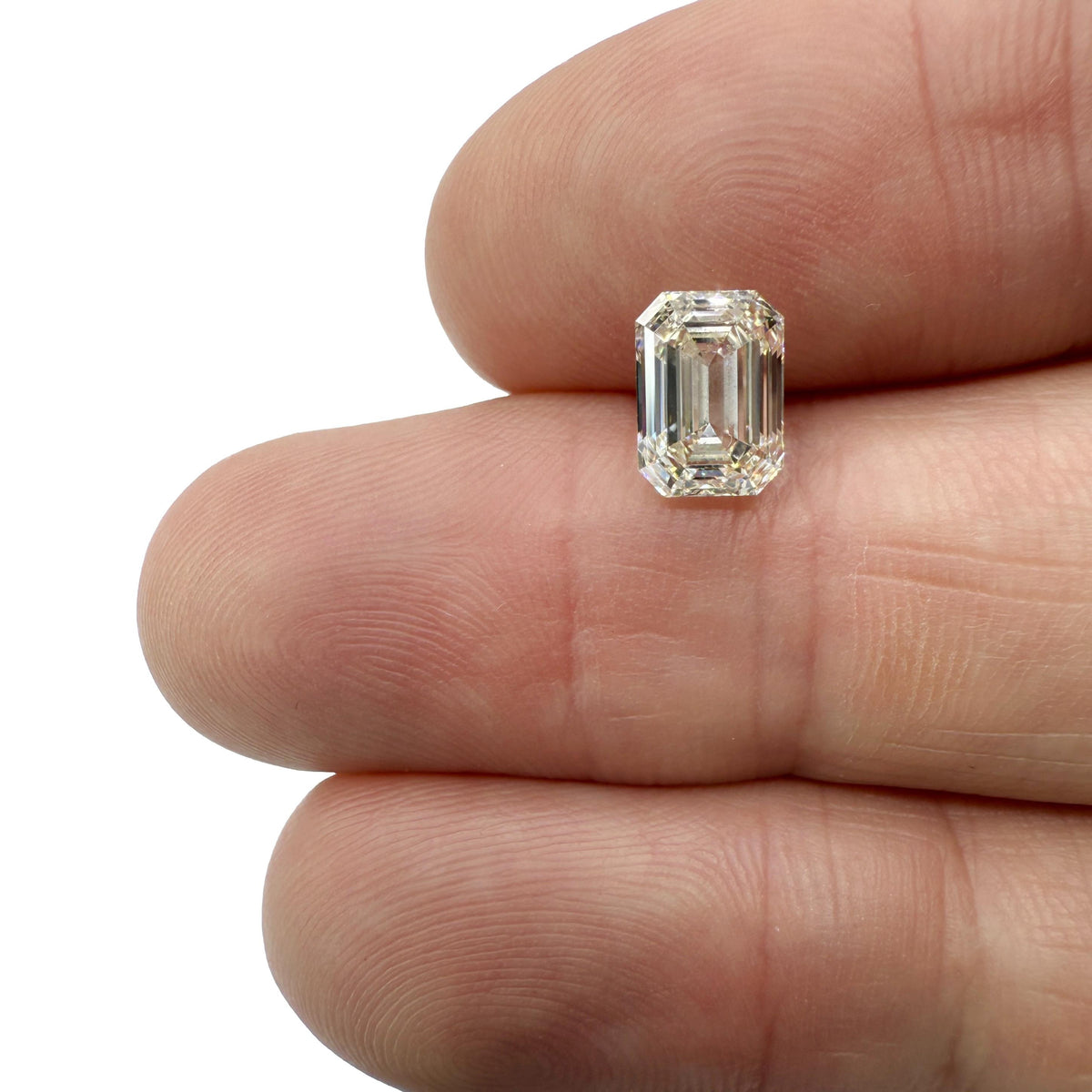 1.90ct | K/VS1 Emerald Shape Brilliant Cut Diamond (GIA) - Modern Rustic Diamond