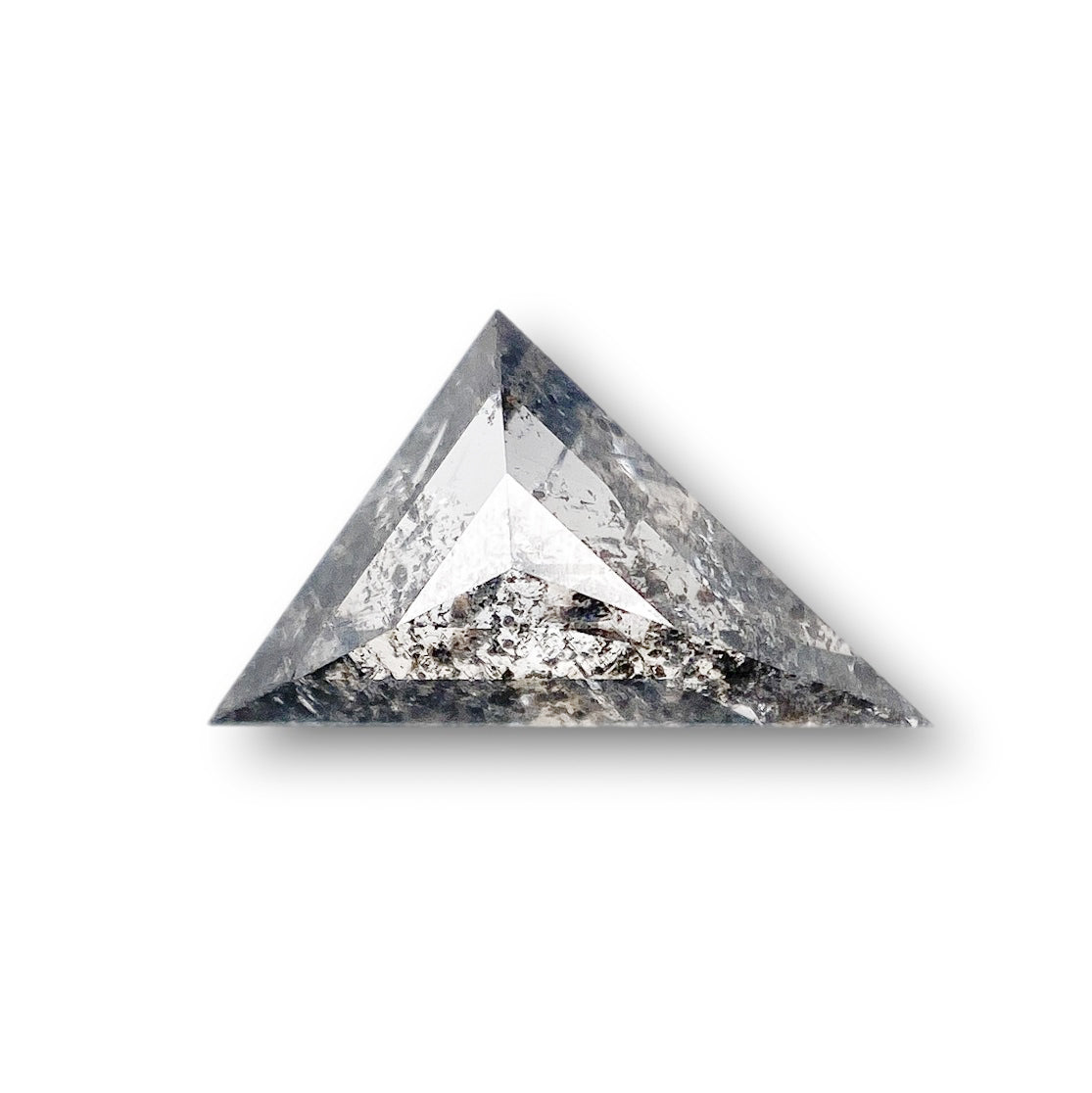 1.12ct | Rustic Triangular Shape Rose Cut Diamond - Modern Rustic Diamond