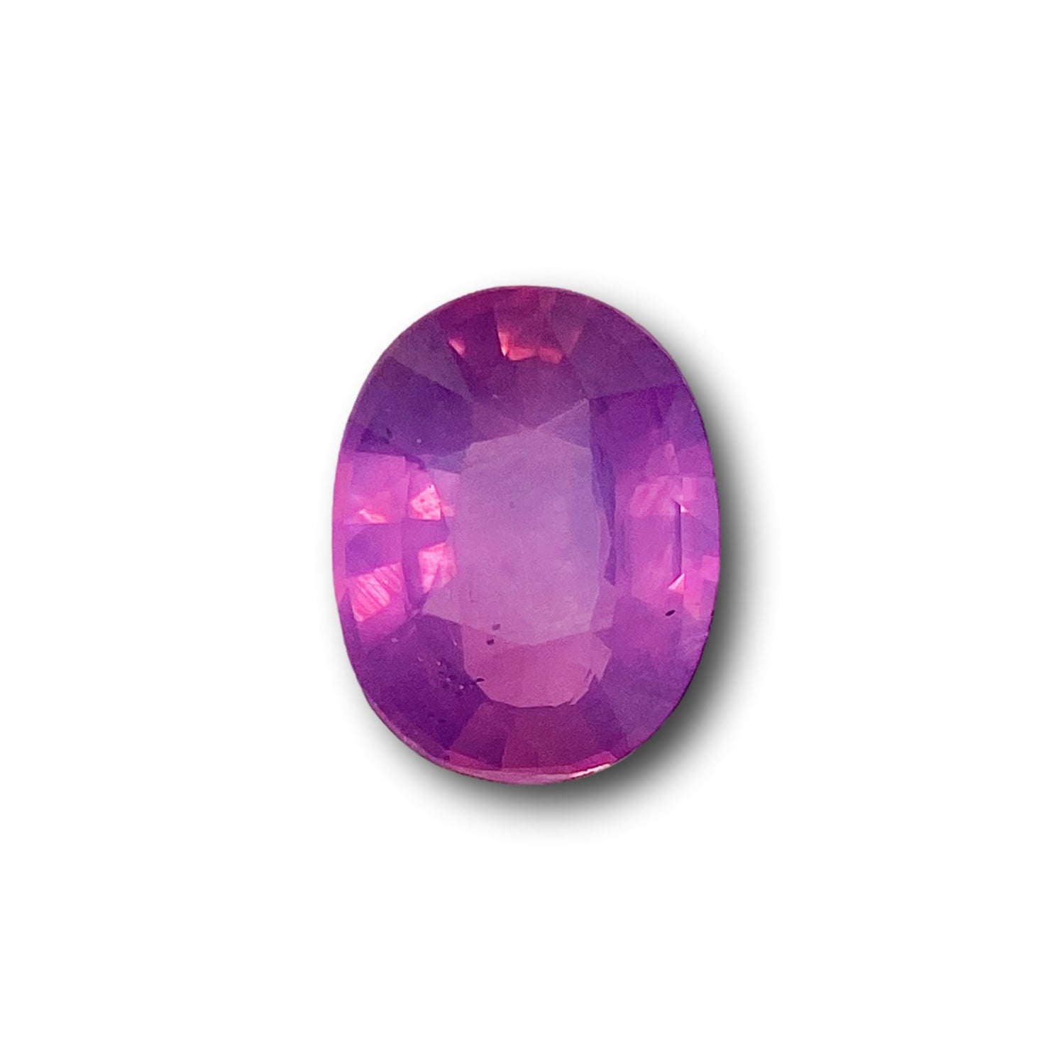 1.39ct | Brilliant Cut Oval Shape Pink Silky Sapphire-Modern Rustic Diamond
