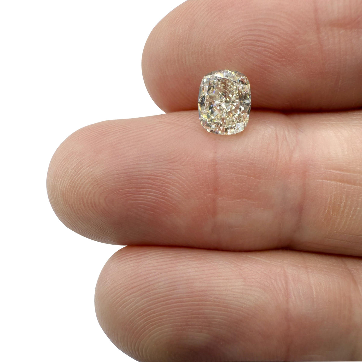 1.80ct | F/VS1 Cushion Shape Brilliant Cut Diamond (GIA) - Modern Rustic Diamond