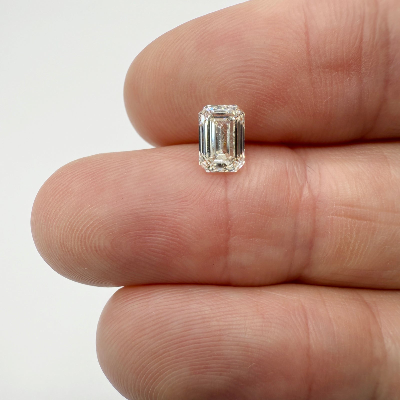 1.21ct | K/VVS1 Emerald Shape Brilliant Cut Diamond (GIA) - Modern Rustic Diamond