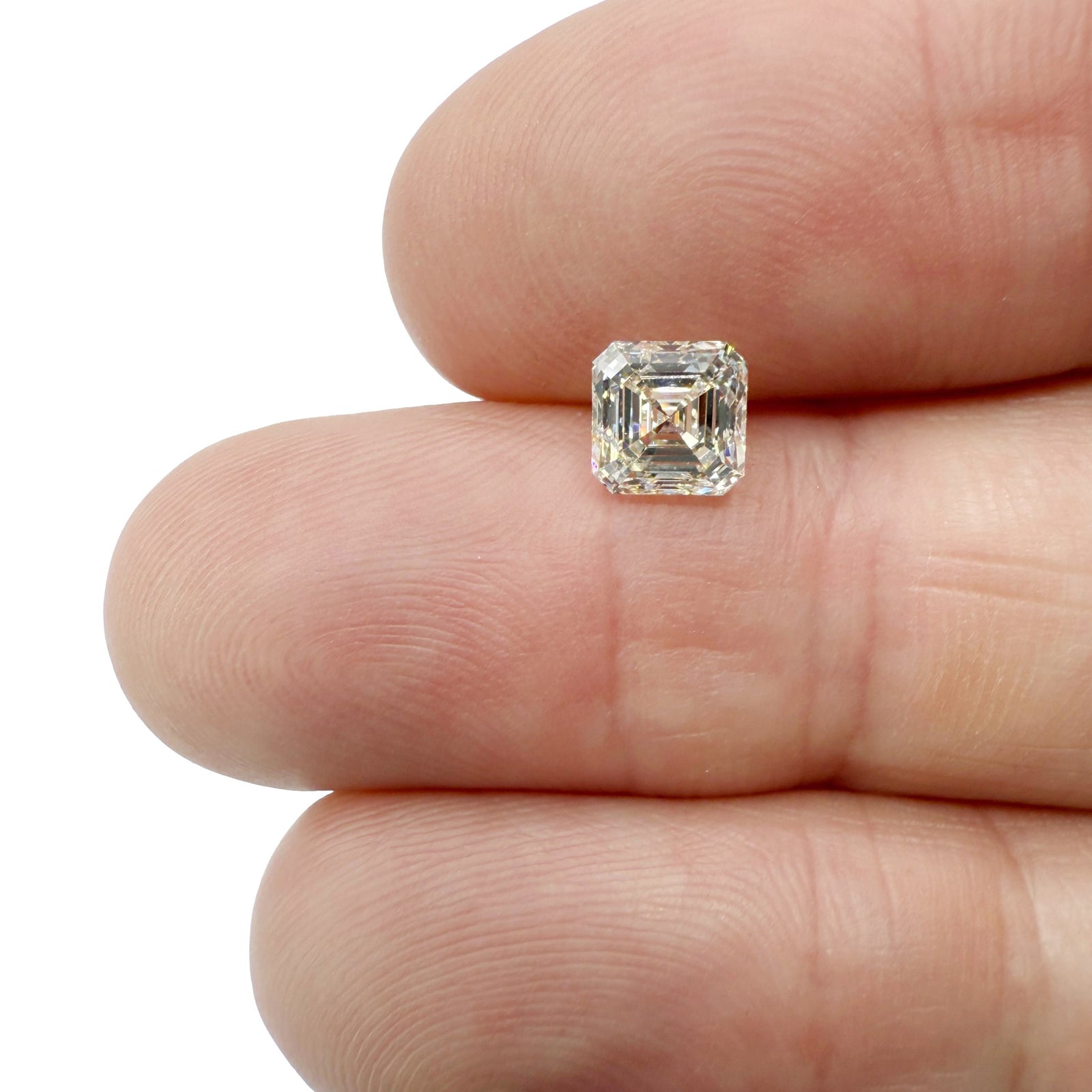 1.21ct | L/VVS2 Asscher Shape Step Cut Diamond (GIA) - Modern Rustic Diamond