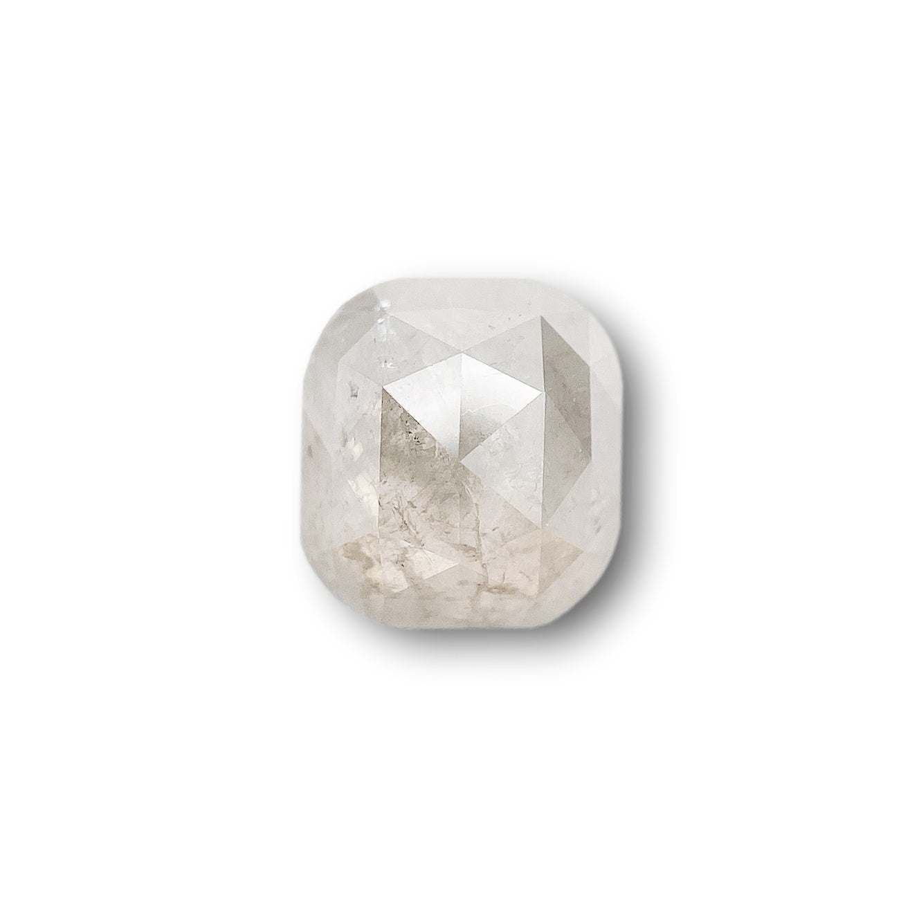 1.22ct | Rustic  Cushion Shape Rose Cut Diamond - Modern Rustic Diamond