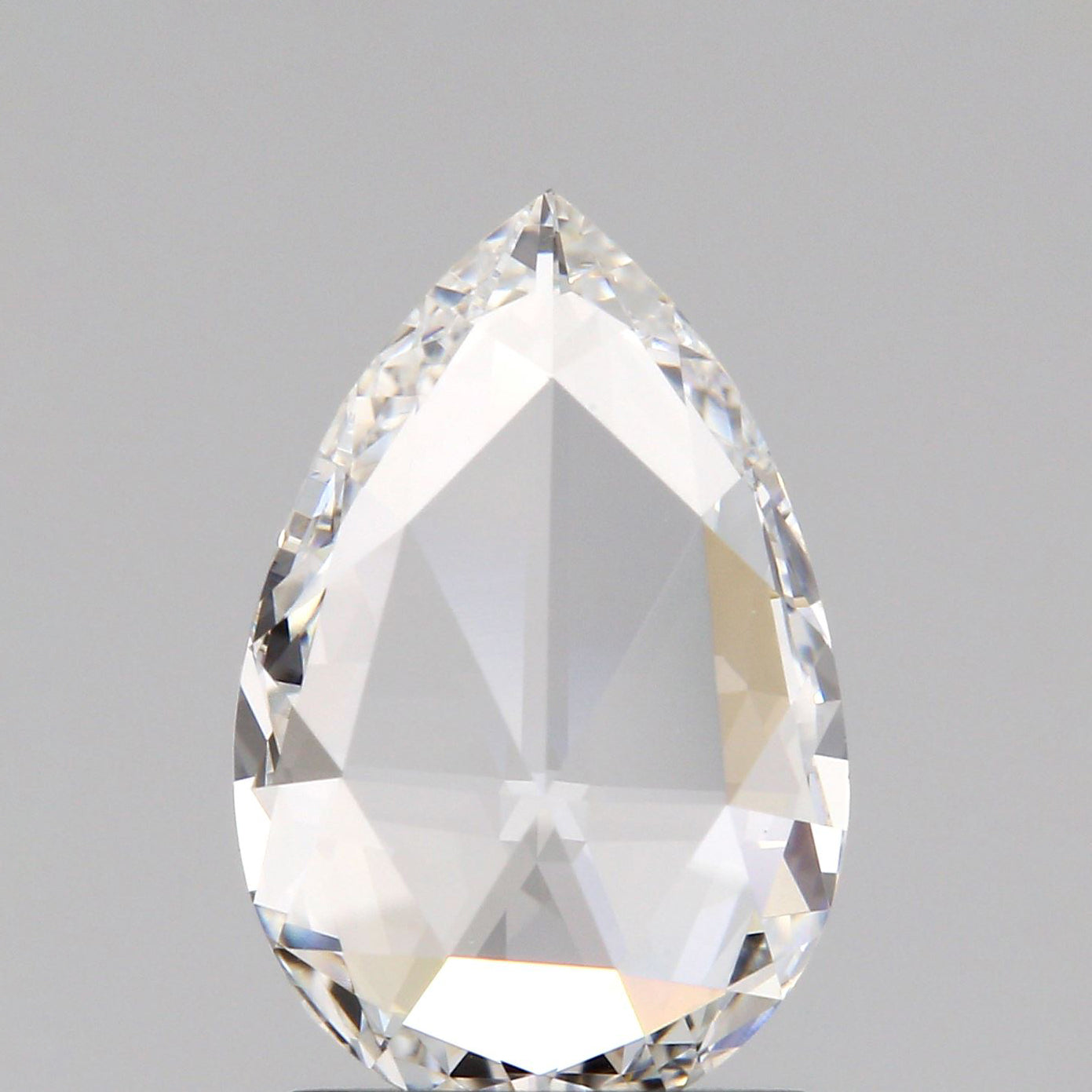 1.04ct | F/VS1 Pear Shape Rose Cut Diamond (GIA) - Modern Rustic Diamond