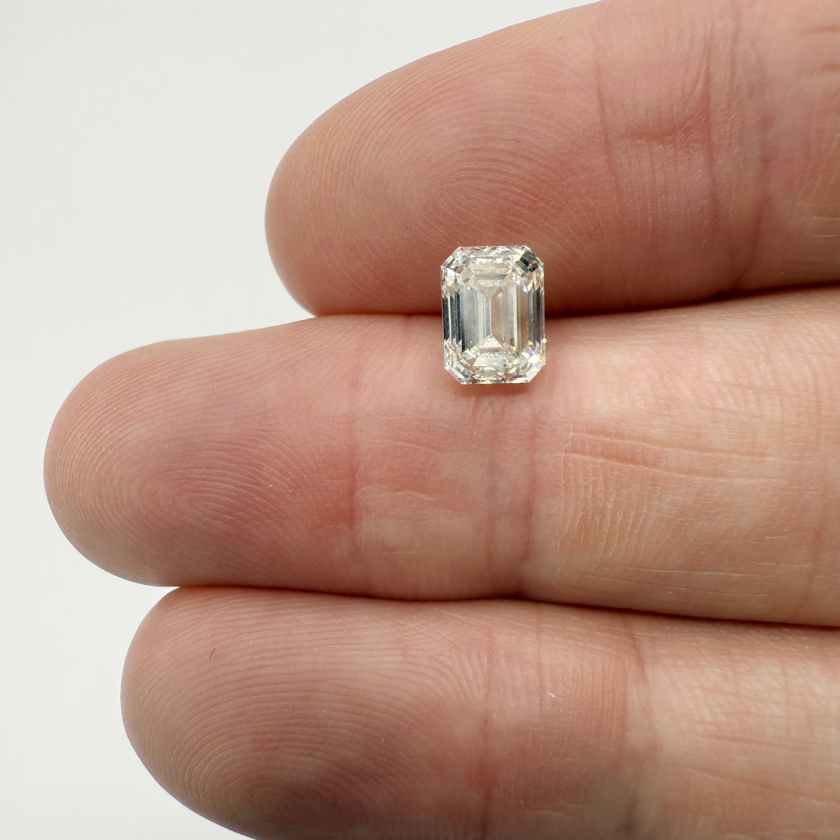 1.71ct | L/VS2 Emerald Shape Brilliant Cut Diamond (GIA) - Modern Rustic Diamond