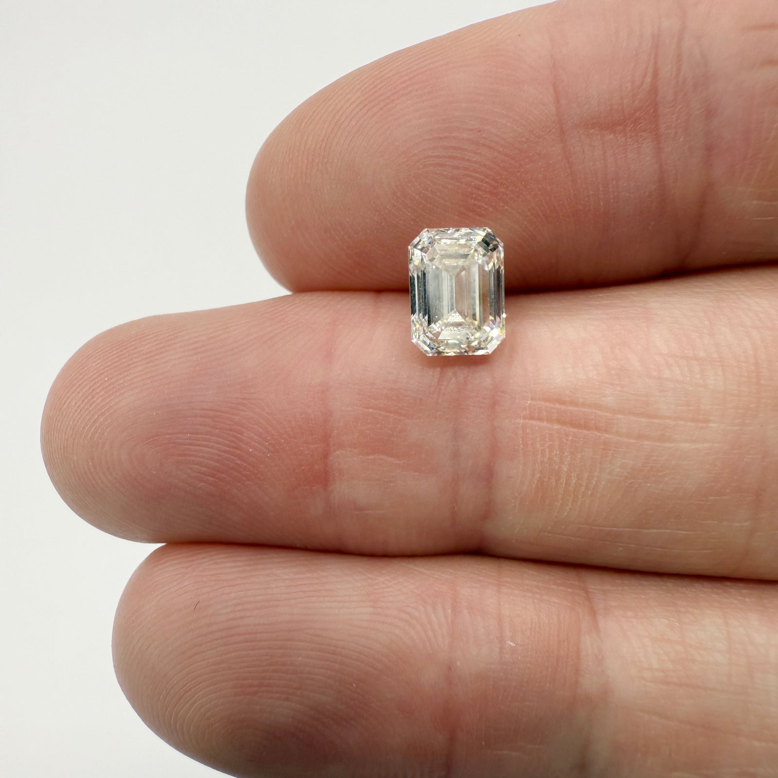 1.71ct | L/VS2 Emerald Shape Brilliant Cut Diamond (GIA) - Modern Rustic Diamond
