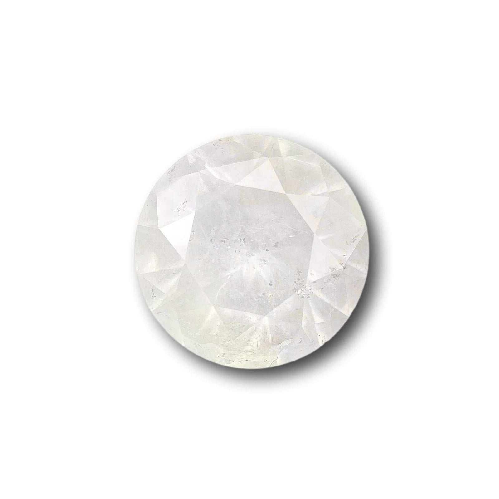 1.82ct | Salt & Pepper Round Shape Brilliant Cut Diamond - Modern Rustic Diamond