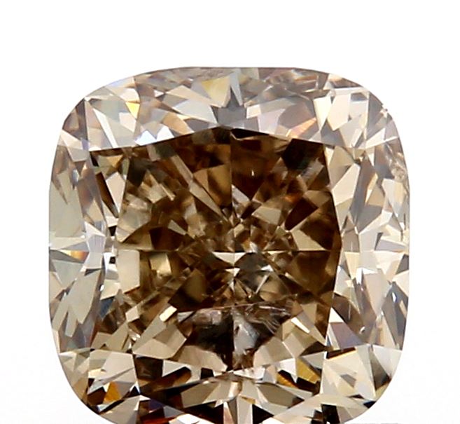 1.07ct | Champagne SI Cushion Shape Brilliant Cut Diamond - Modern Rustic Diamond