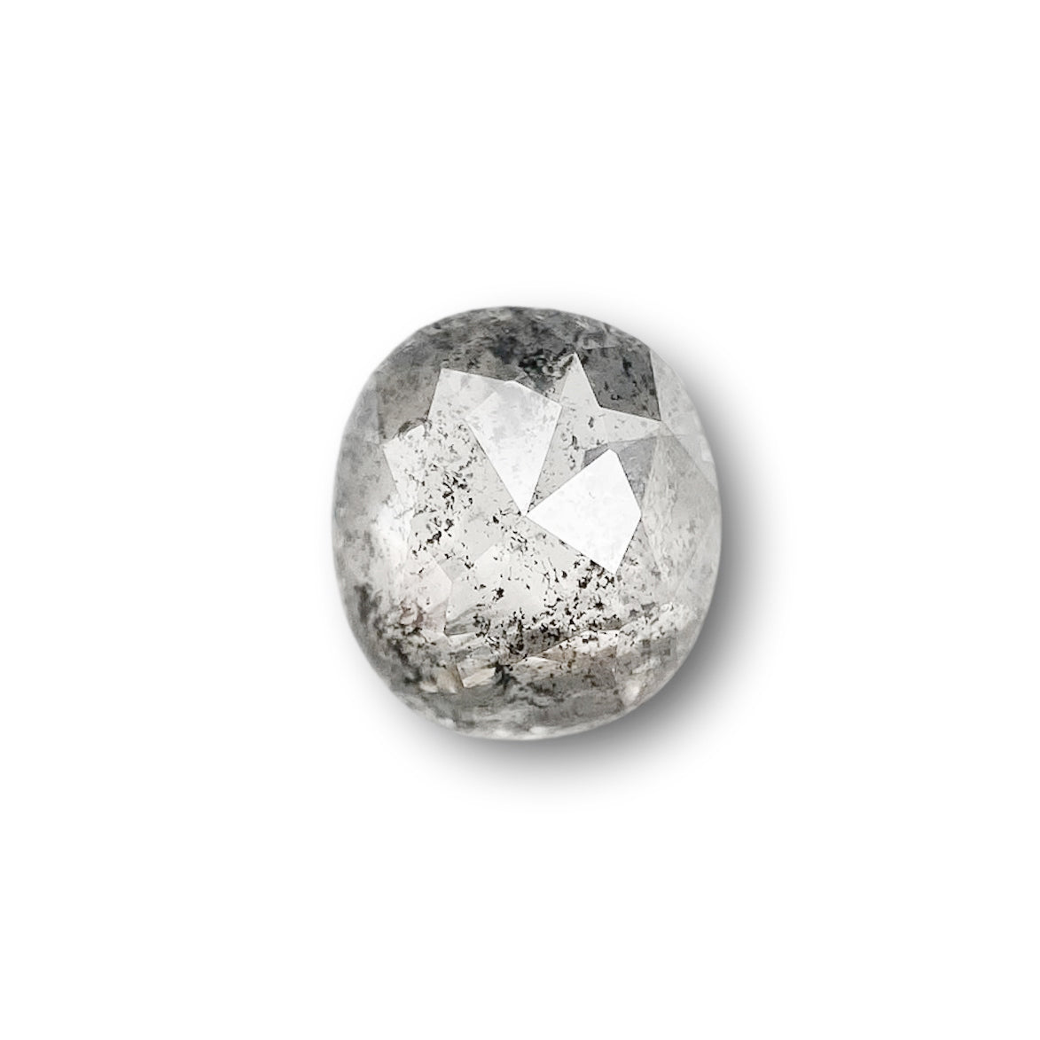 0.88ct | Rustic  Cushion Shape Rose Cut Diamond - Modern Rustic Diamond