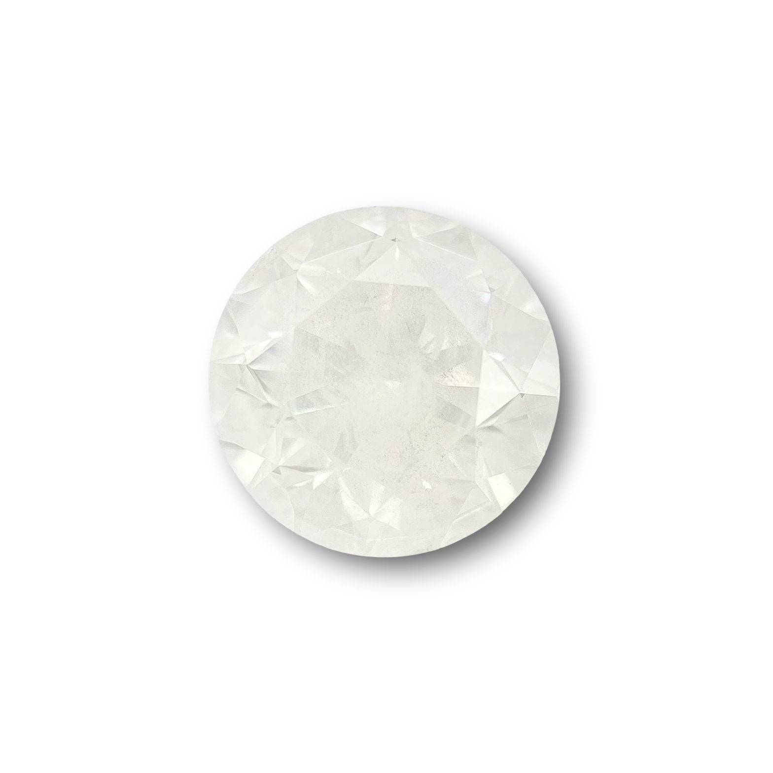 1.27ct | Salt & Pepper Round Shape Brilliant Cut Diamond - Modern Rustic Diamond