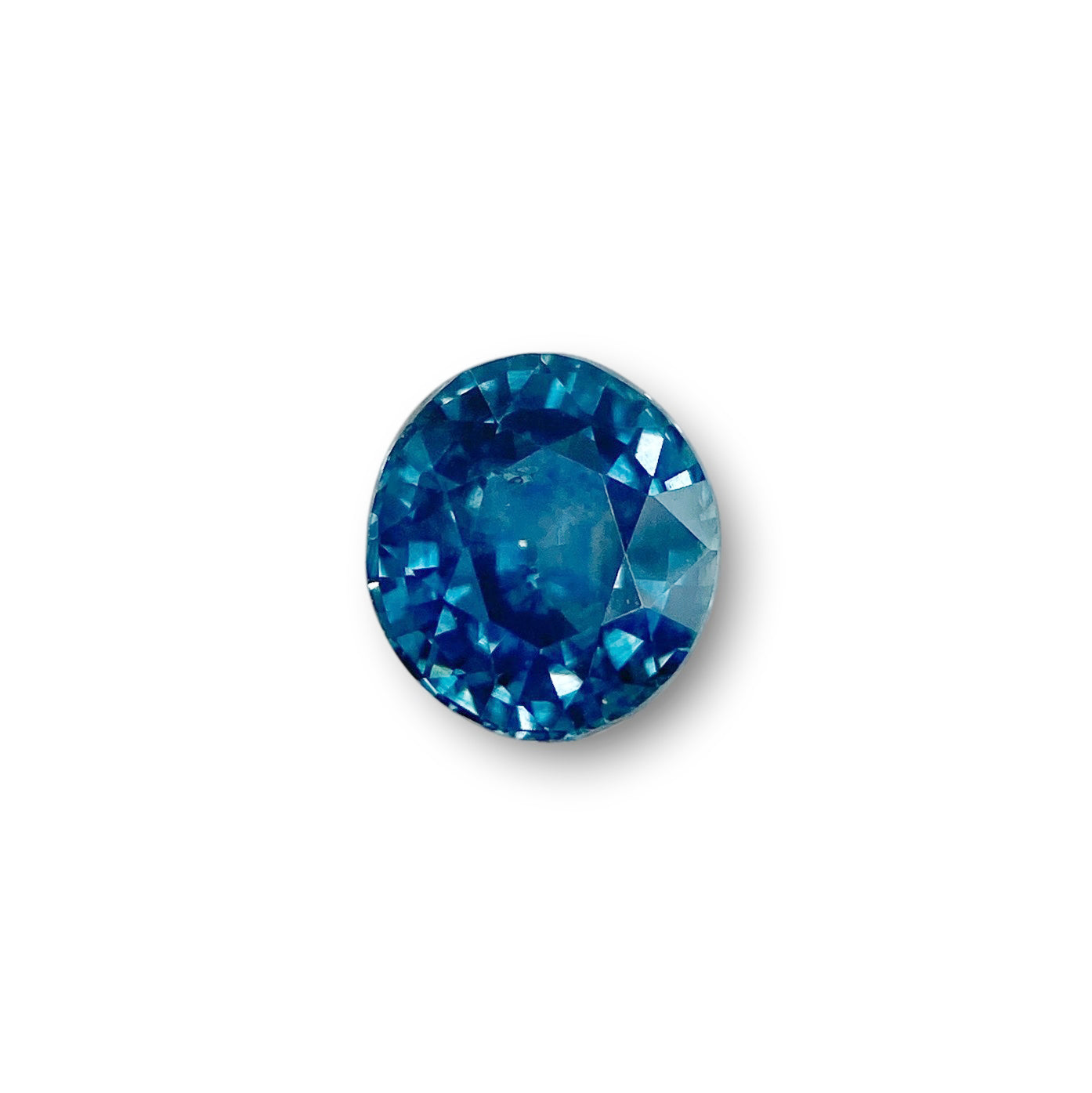 1.40ct | Brilliant Cut Oval Shape Blue Montana Sapphire-Modern Rustic Diamond