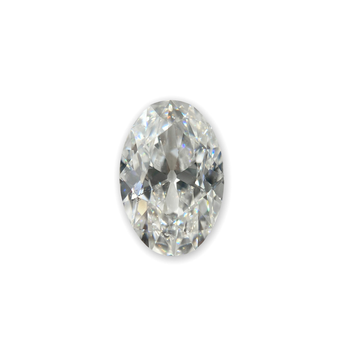 2.00ct | E-F/SI Oval Shape Old Mine Cut Diamond - Modern Rustic Diamond