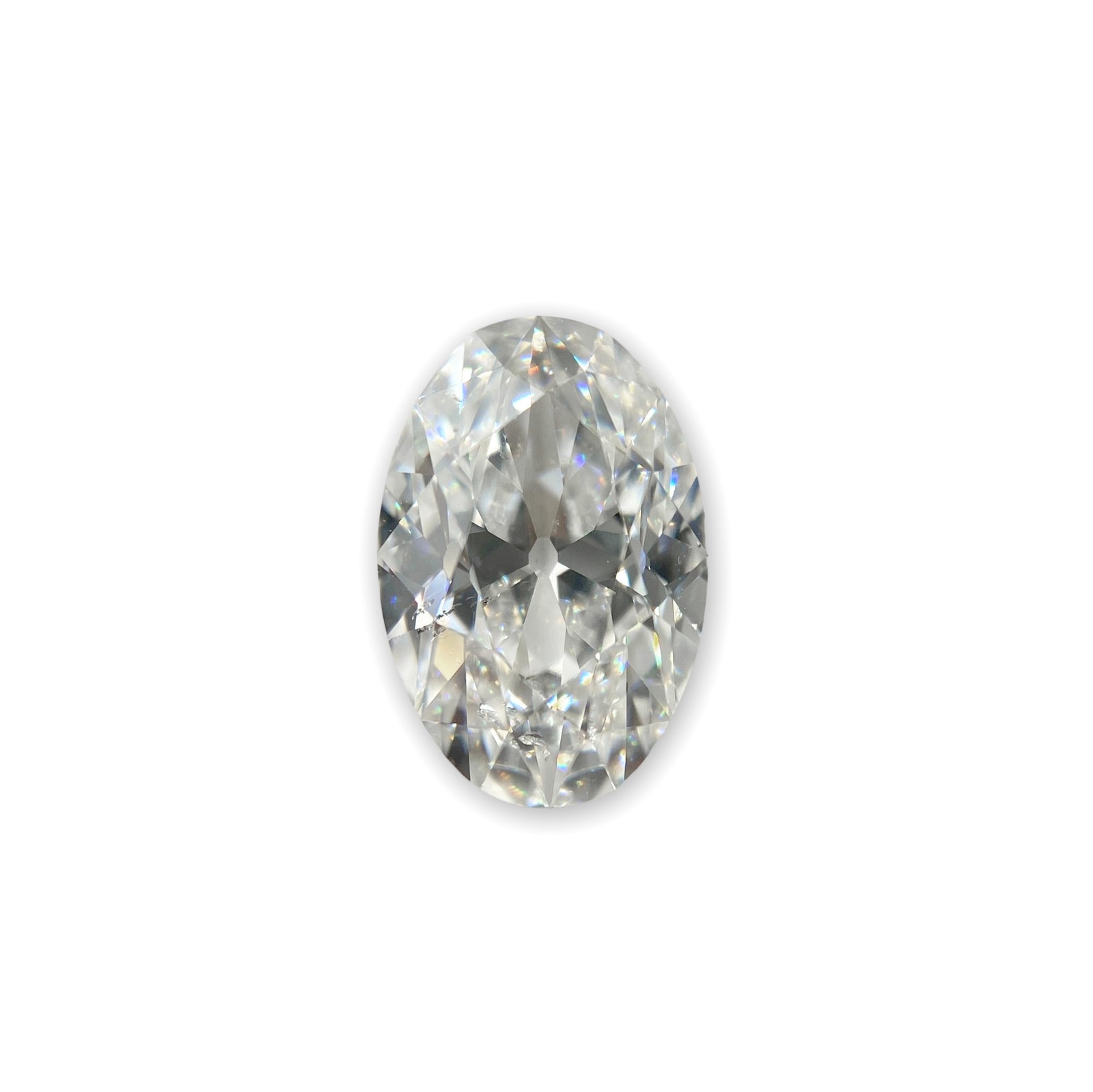 2.00ct | E-F/SI Oval Shape Old Mine Cut Diamond - Modern Rustic Diamond