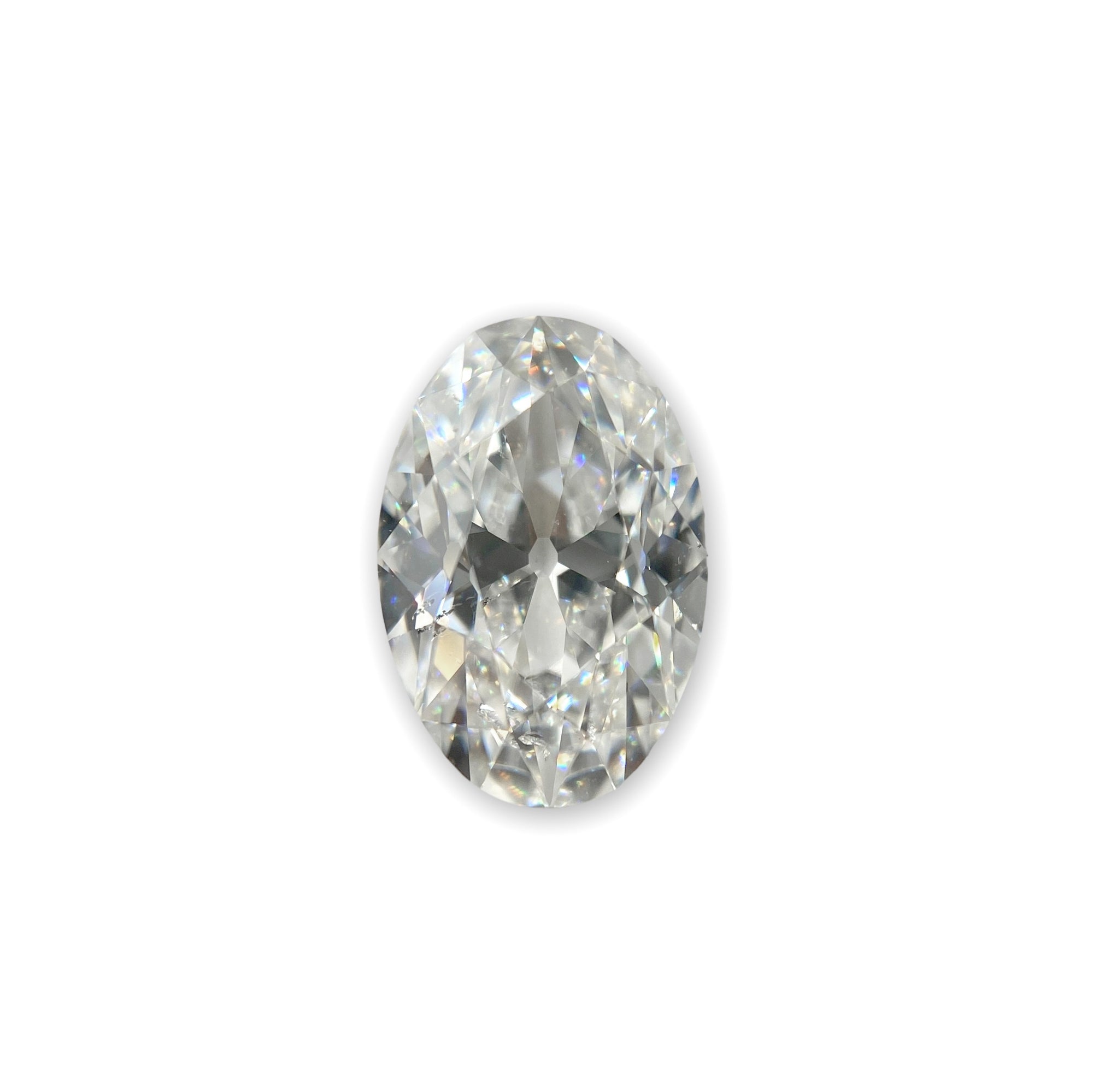 2.00ct | E-F/SI Oval Shape Old Mine Cut Diamond - Modern Rustic Diamond
