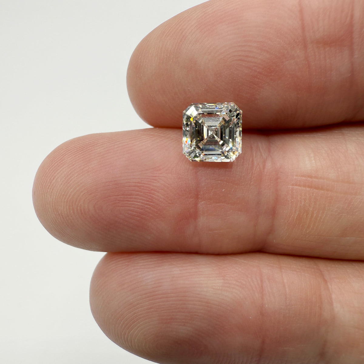 2.01ct | K/VVS1 Asscher Shape Step Cut Diamond (GIA) - Modern Rustic Diamond