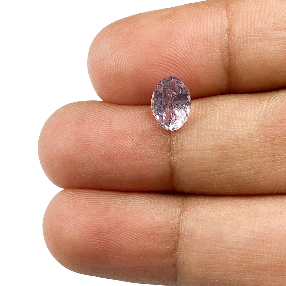 1.42ct | Brilliant Cut Oval Shape Pink Sapphire-Modern Rustic Diamond