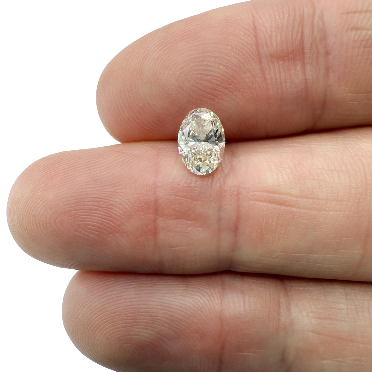0.90ct | L/SI2 Oval Shape Brilliant Cut Diamond (GIA) - Modern Rustic Diamond