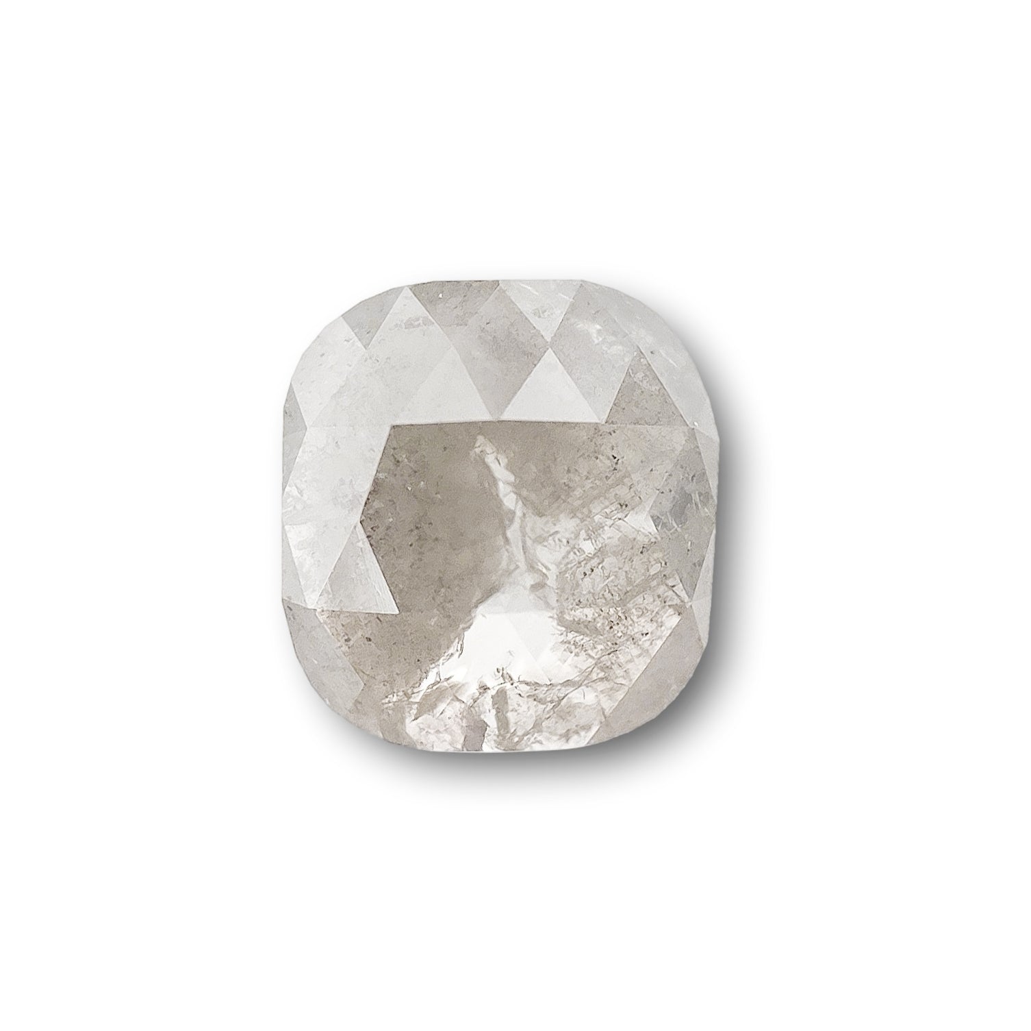 0.75ct | Rustic  Cushion Shape Rose Cut Diamond - Modern Rustic Diamond
