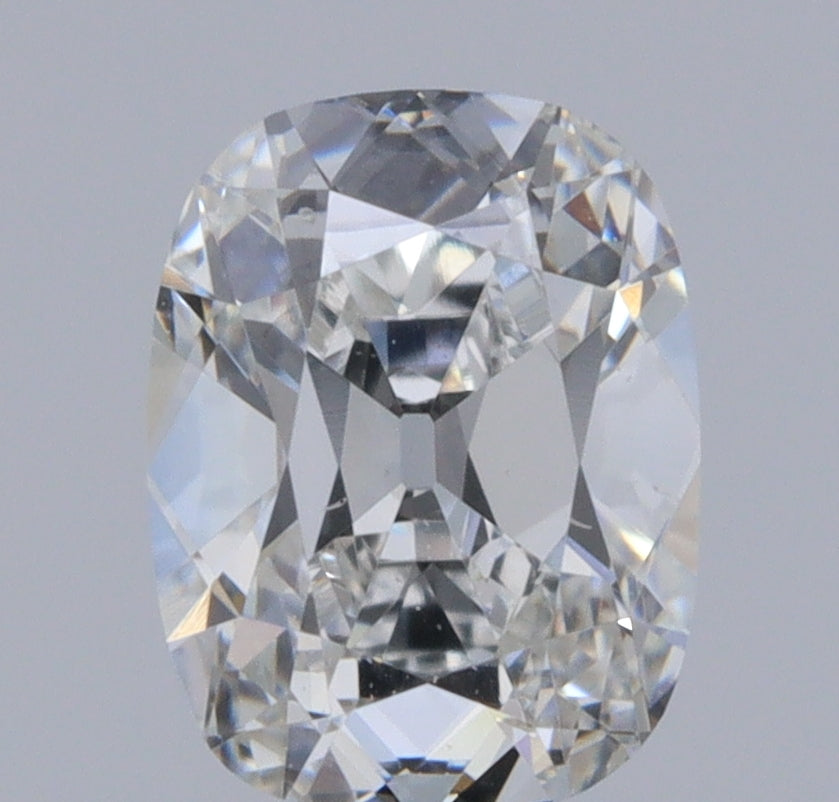 0.43ct | D-E/VVS Cushion Shape Old Mine Cut Diamond - Modern Rustic Diamond