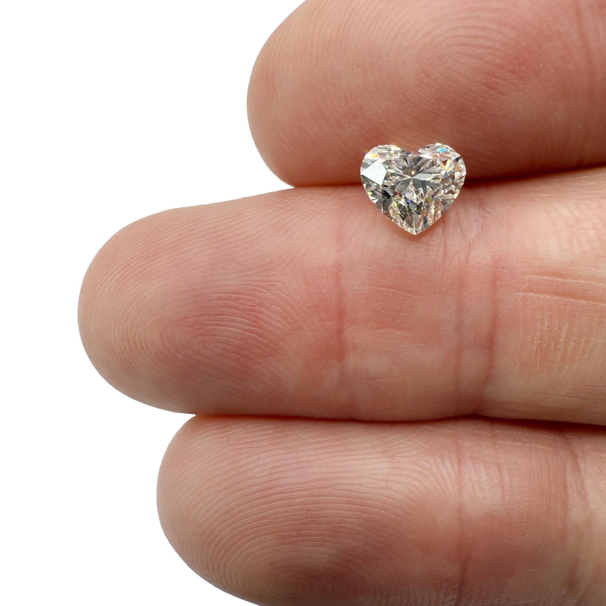 1.20ct | I/SI2 Heart Shape Brilliant Cut Diamond (GIA) - Modern Rustic Diamond