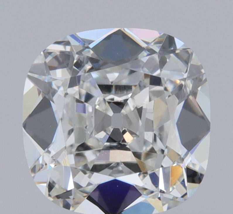 0.60ct | G/VS1 Cushion Shape Old Mine Cut Diamond (GIA) - Modern Rustic Diamond