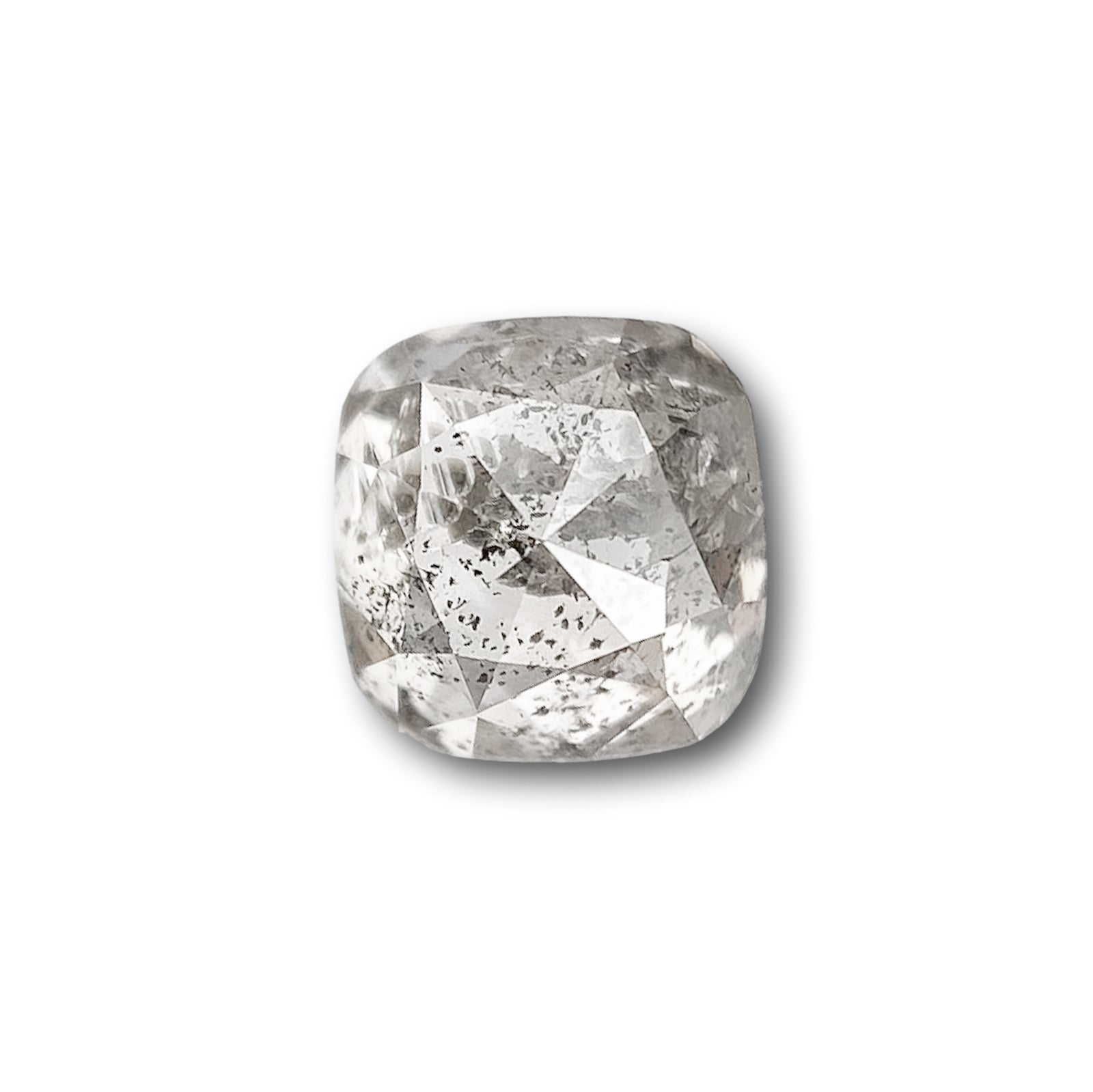 0.85ct | Rustic  Cushion Shape Rose Cut Diamond - Modern Rustic Diamond