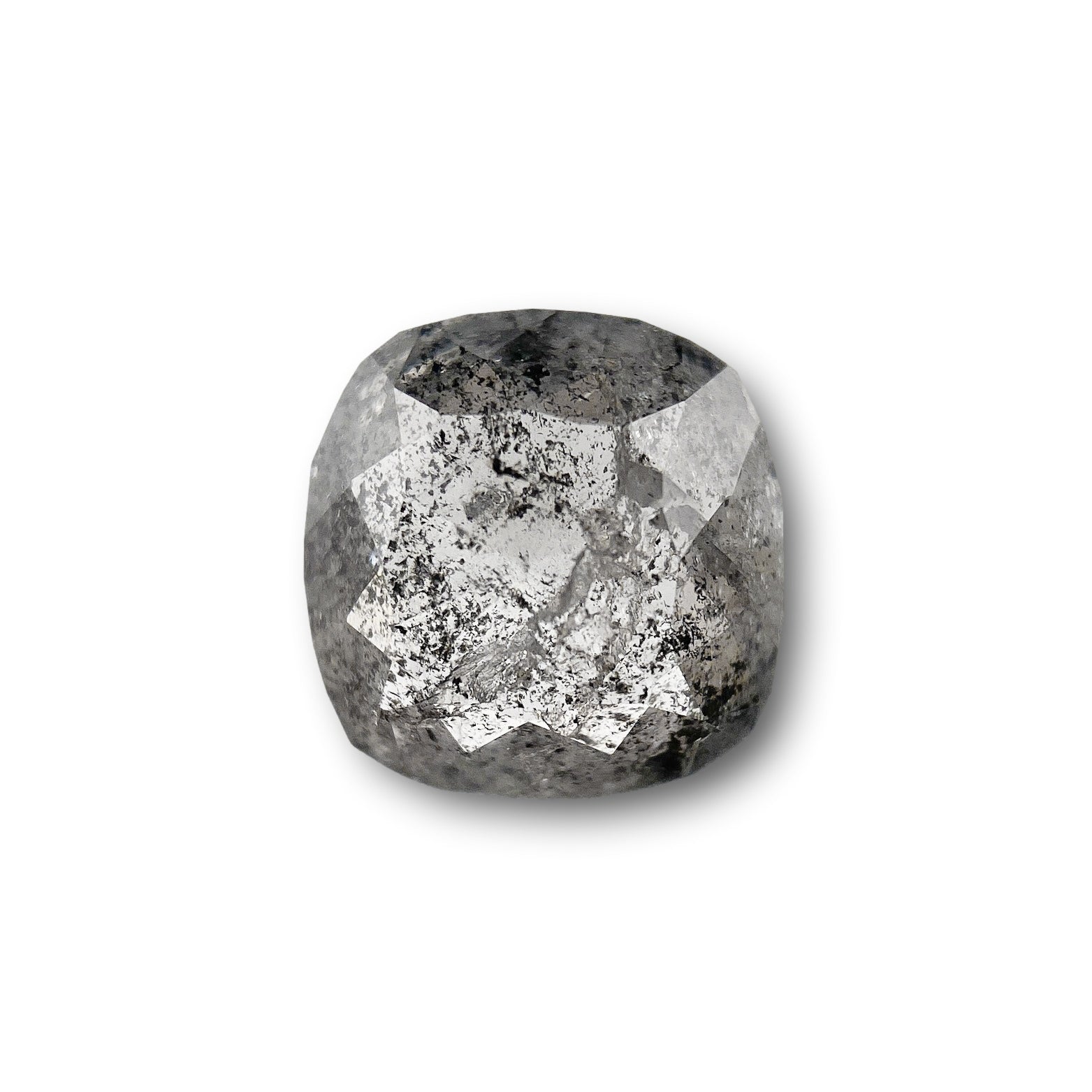 1.37ct | Rustic Cushion Shape Rose Cut Diamond - Modern Rustic Diamond