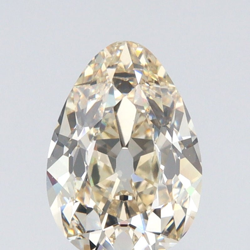 1.53ct | N/SI1 Pear Shape Old Mine Cut Diamond (GIA) - Modern Rustic Diamond