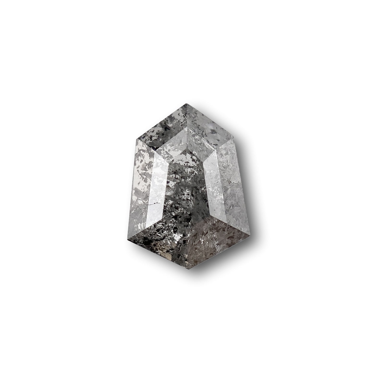 0.81ct | Rustic  Shield Shape Step Cut Diamond - Modern Rustic Diamond