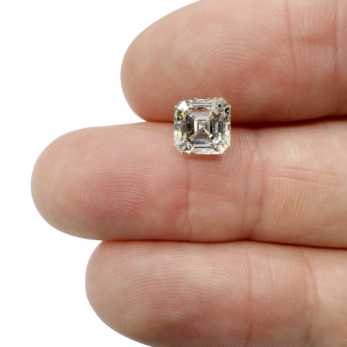 2.01ct | K/VVS1 Asscher Shape Step Cut Diamond (GIA) - Modern Rustic Diamond