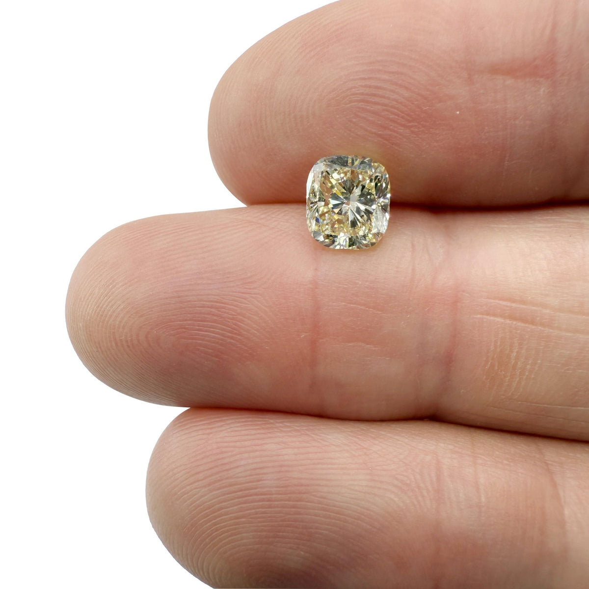 1.51ct | M/SI2 Cushion Shape Brilliant Cut Diamond (GIA) - Modern Rustic Diamond