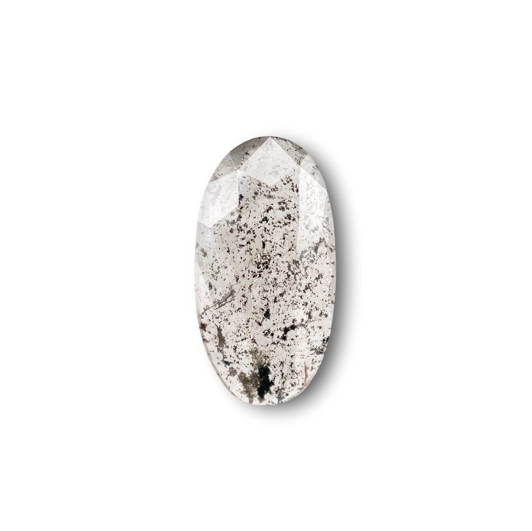 1.53ct | Rustic Oval Shape Rose Cut Diamond - Modern Rustic Diamond