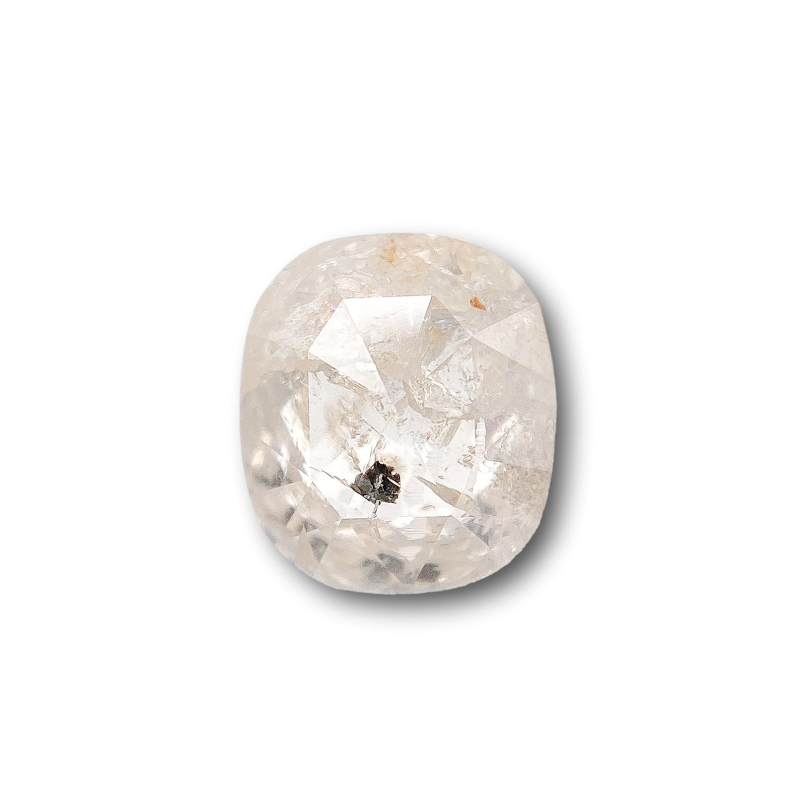 0.97ct | Rustic  Cushion Shape Rose Cut Diamond - Modern Rustic Diamond
