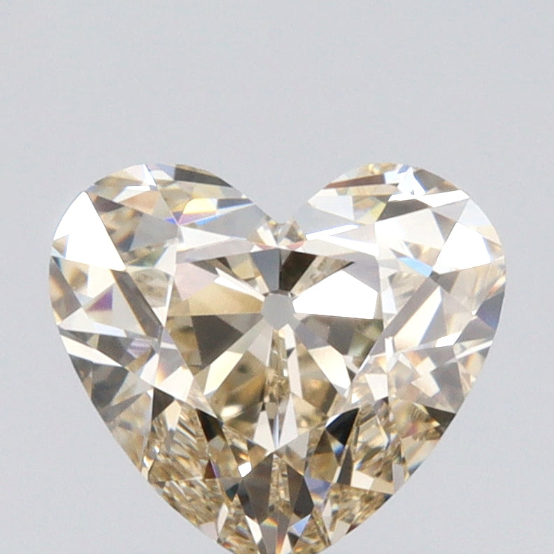 1.24ct | S-T/VS1 Heart Shape Old Mine Cut Diamond (GIA) - Modern Rustic Diamond