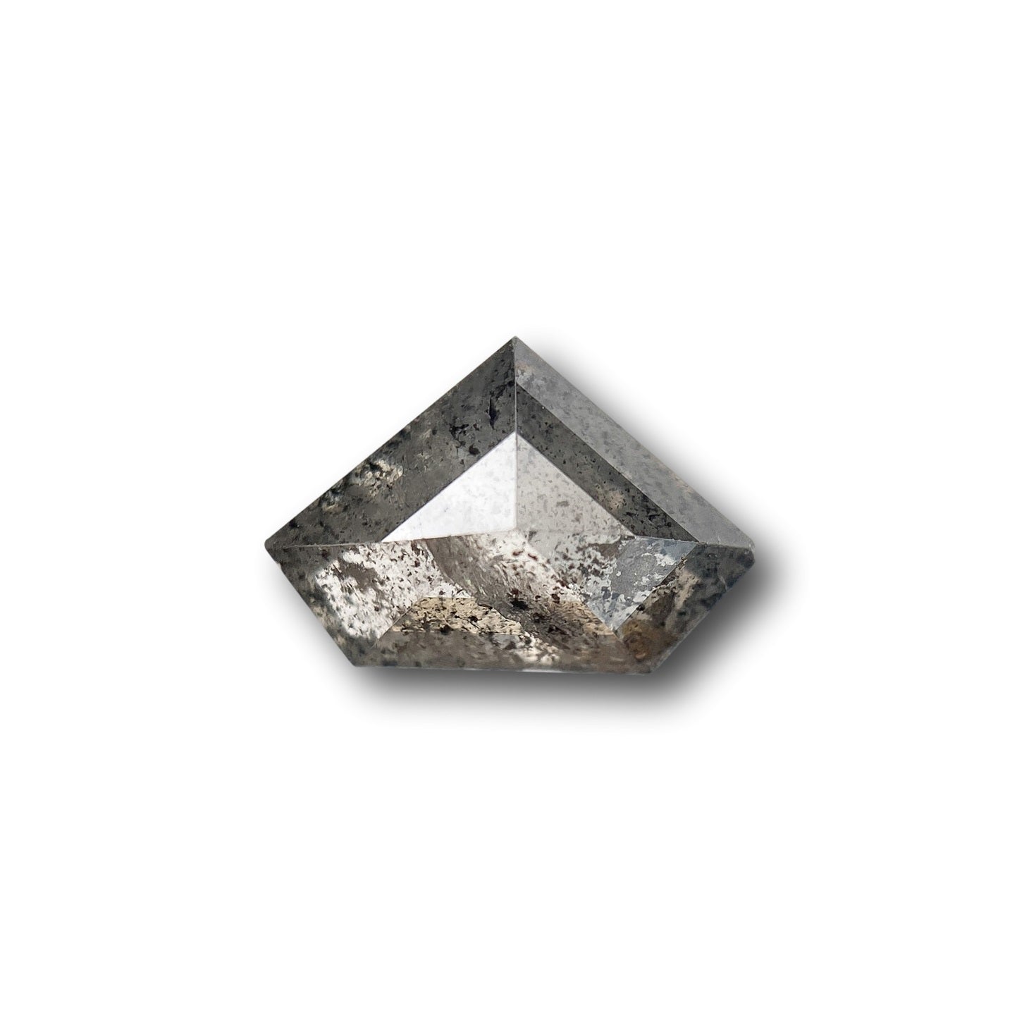 1.05ct | Rustic  Shield Shape Step Cut Diamond - Modern Rustic Diamond