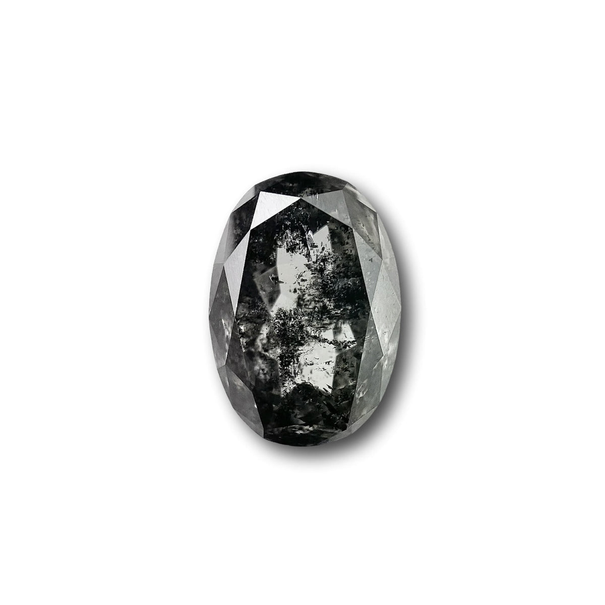 1.39ct | Salt &amp; Pepper Kite Shape Brilliant Cut Diamond - Modern Rustic Diamond