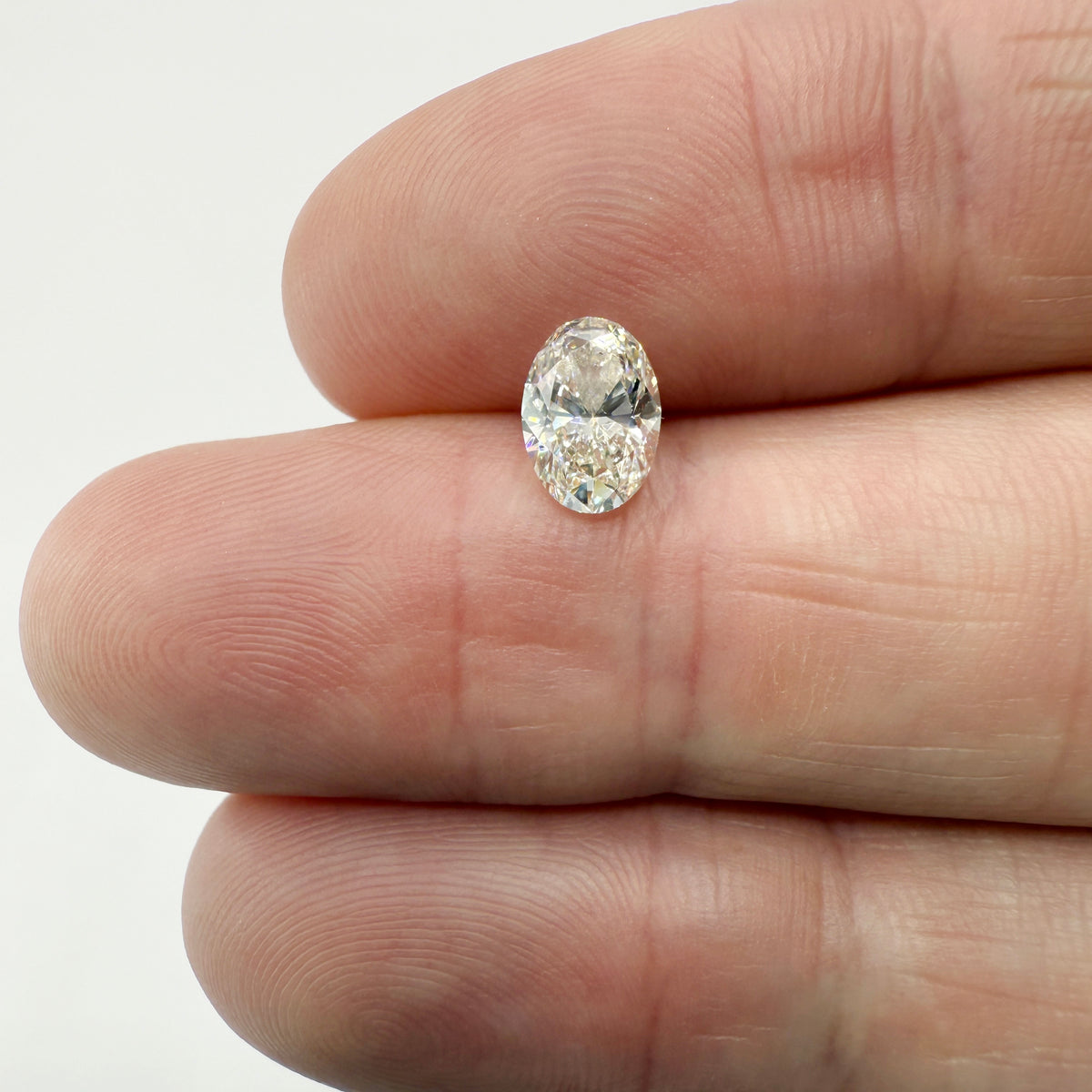 0.90ct | L/SI2 Oval Shape Brilliant Cut Diamond (GIA) - Modern Rustic Diamond