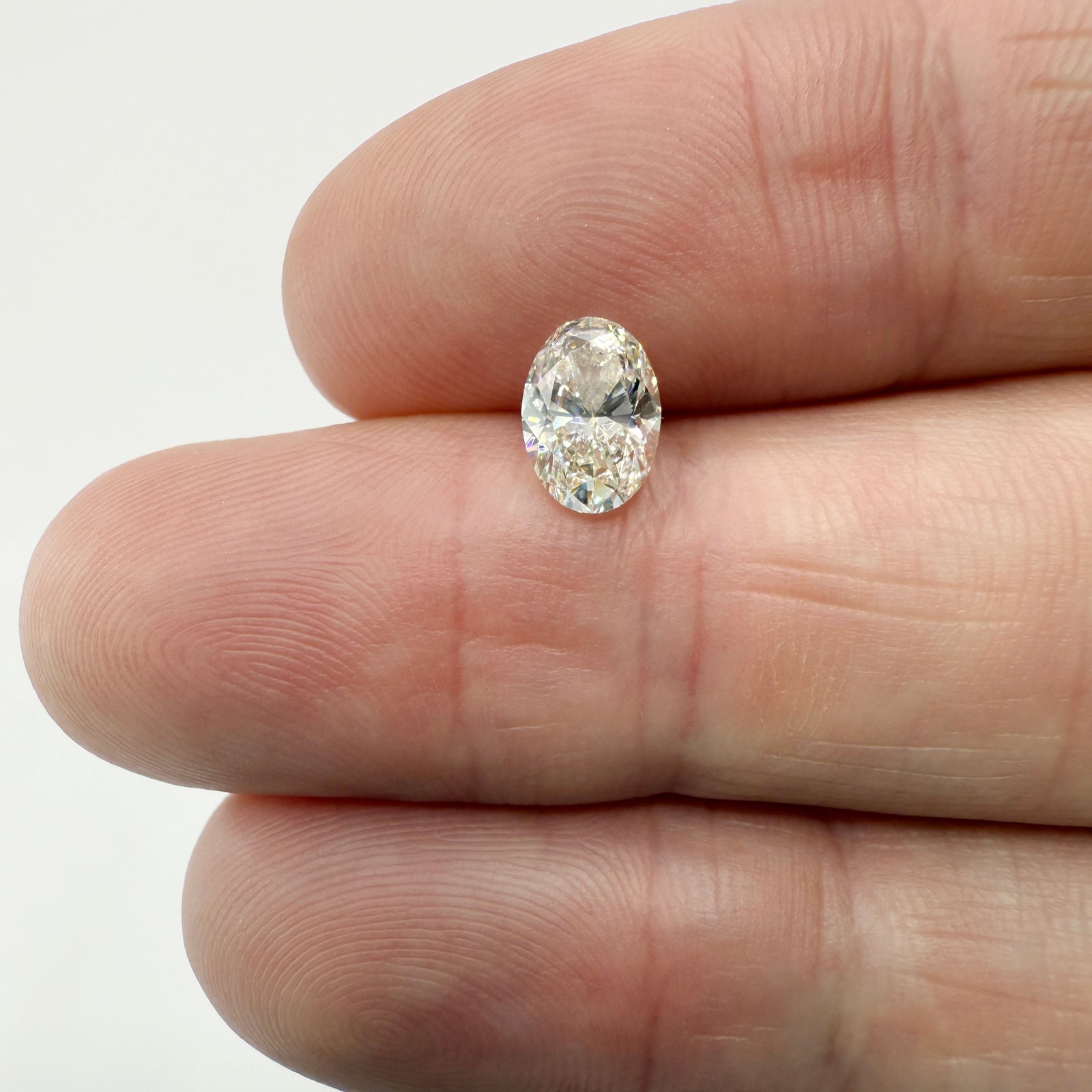 0.90ct | L/SI2 Oval Shape Brilliant Cut Diamond (GIA) - Modern Rustic Diamond