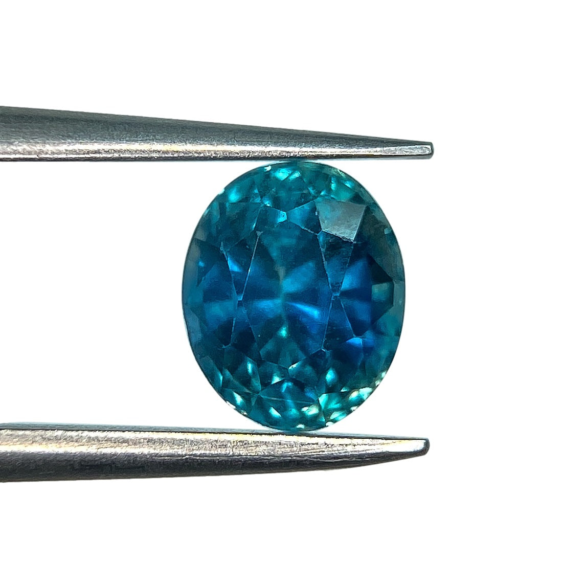 1.48ct | Brilliant Cut Oval Shape Blue Montana Sapphire-Modern Rustic Diamond