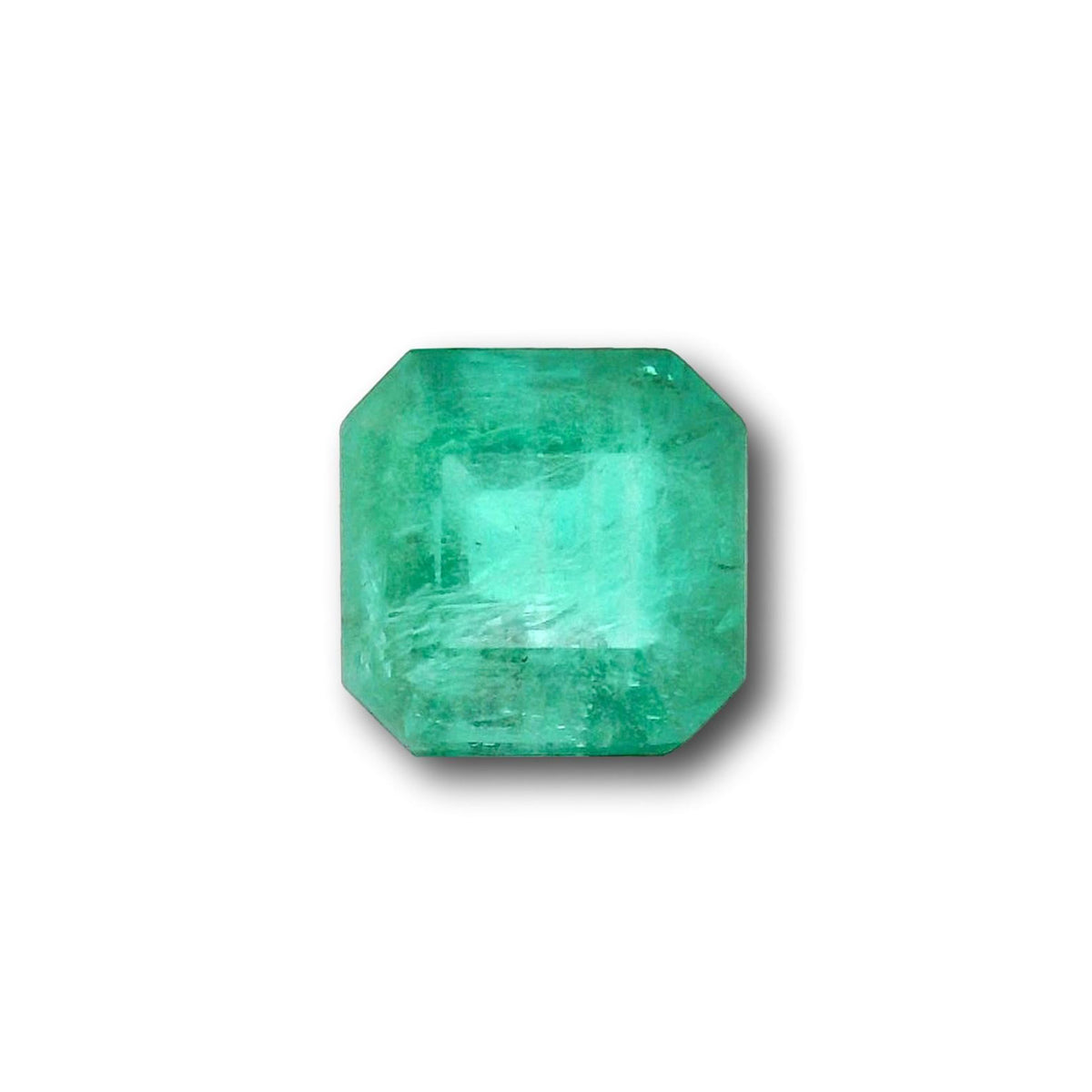 2.90ct | Green/ Asscher Shape Step Cut Diamond - Modern Rustic Diamond