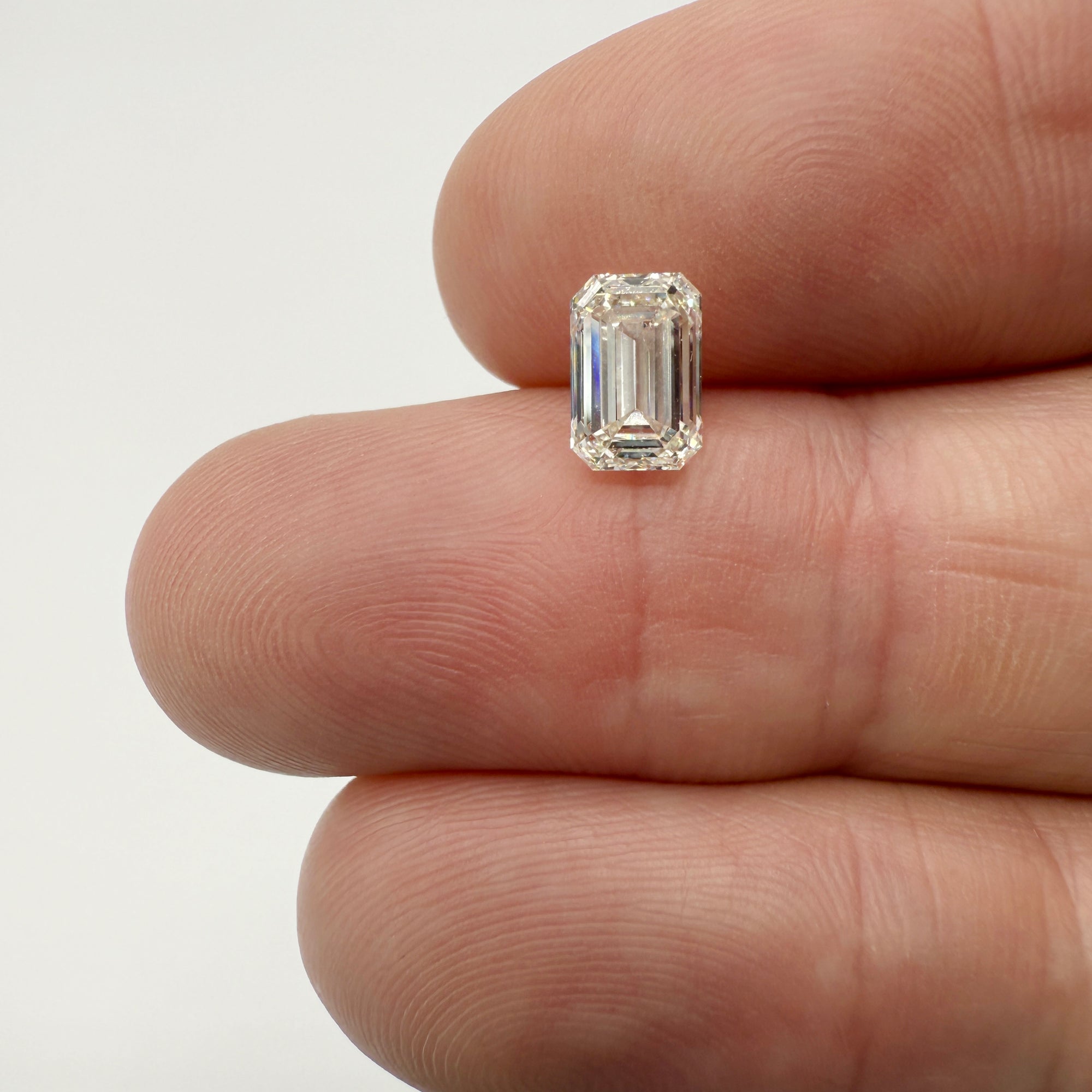1.50ct | H/VS1 Emerald Shape Brilliant Cut Diamond (GIA) - Modern Rustic Diamond