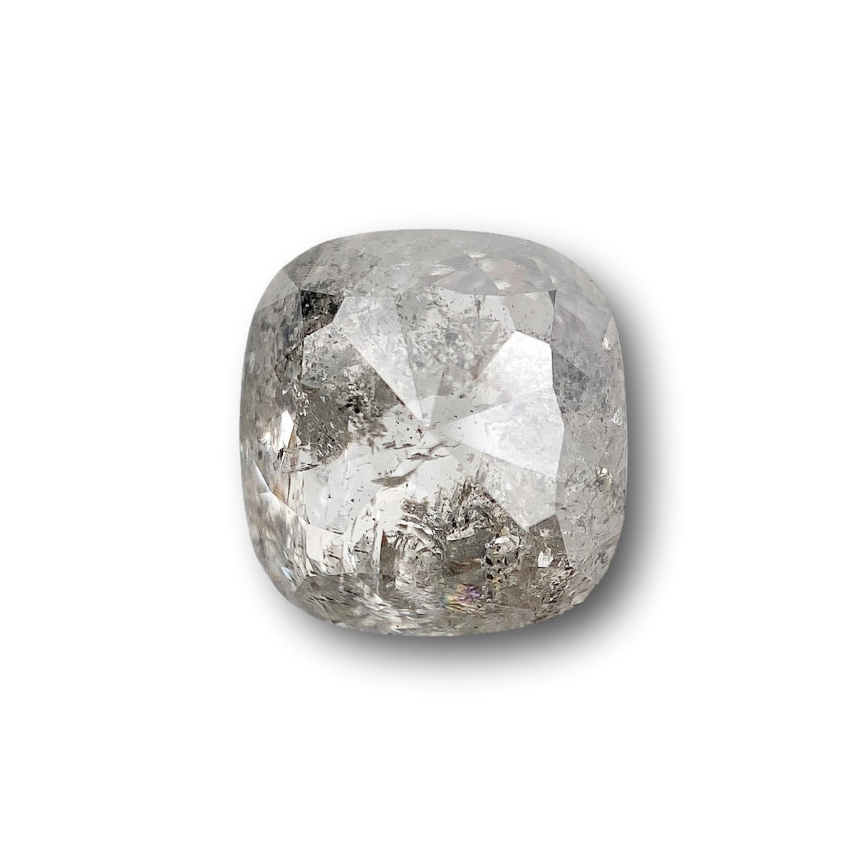 1.91ct | Rustic Cushion Shape Rose Cut Diamond - Modern Rustic Diamond