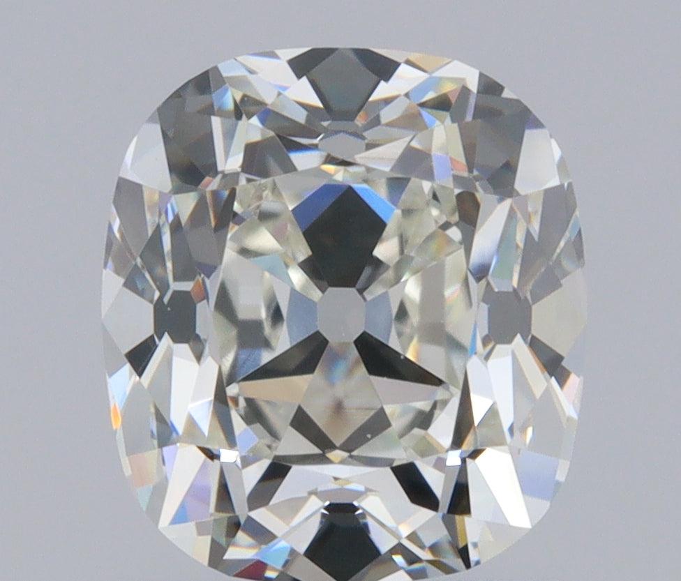 1.50ct | H/VS1 Cushion Shape Old Mine Cut Diamond (GIA) - Modern Rustic Diamond